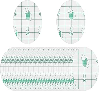 60 Pcs Ear Covers for Shower, Clear Waterproof Ear Stickers With Cotton Plugs, Waterproof Protectors for Baby Kids Adults Swimming Surfing Snorkeling Water Sports