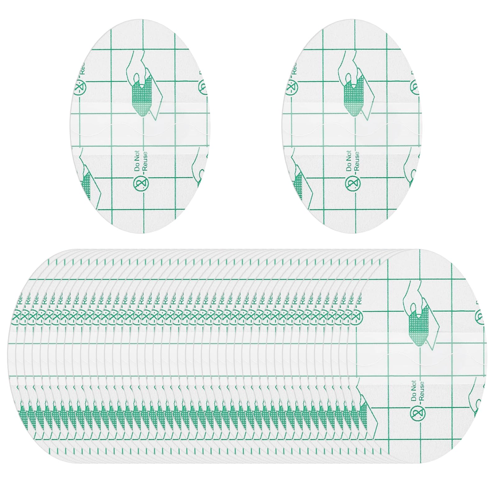Snbuha Transparent 60 Pcs Ear Covers For Shower, Clear Waterproof Ear Stickers With Cotton Plugs, Waterproof Protectors For Baby Kids Adults Swimming Surfing Snorkeling Water Sports