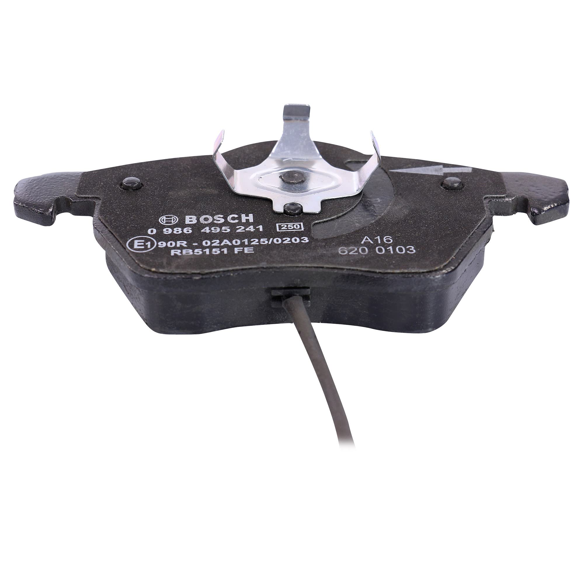 BOSCH Juego de pastillas de freno Delantero con sensor de desgaste incorporado | Low-Metallic 0 986 495 241 Juego de pastillas de freno Compatible con AUDI A6 C6 Avant 4F5 A4 B7 Avant 8ED, VW