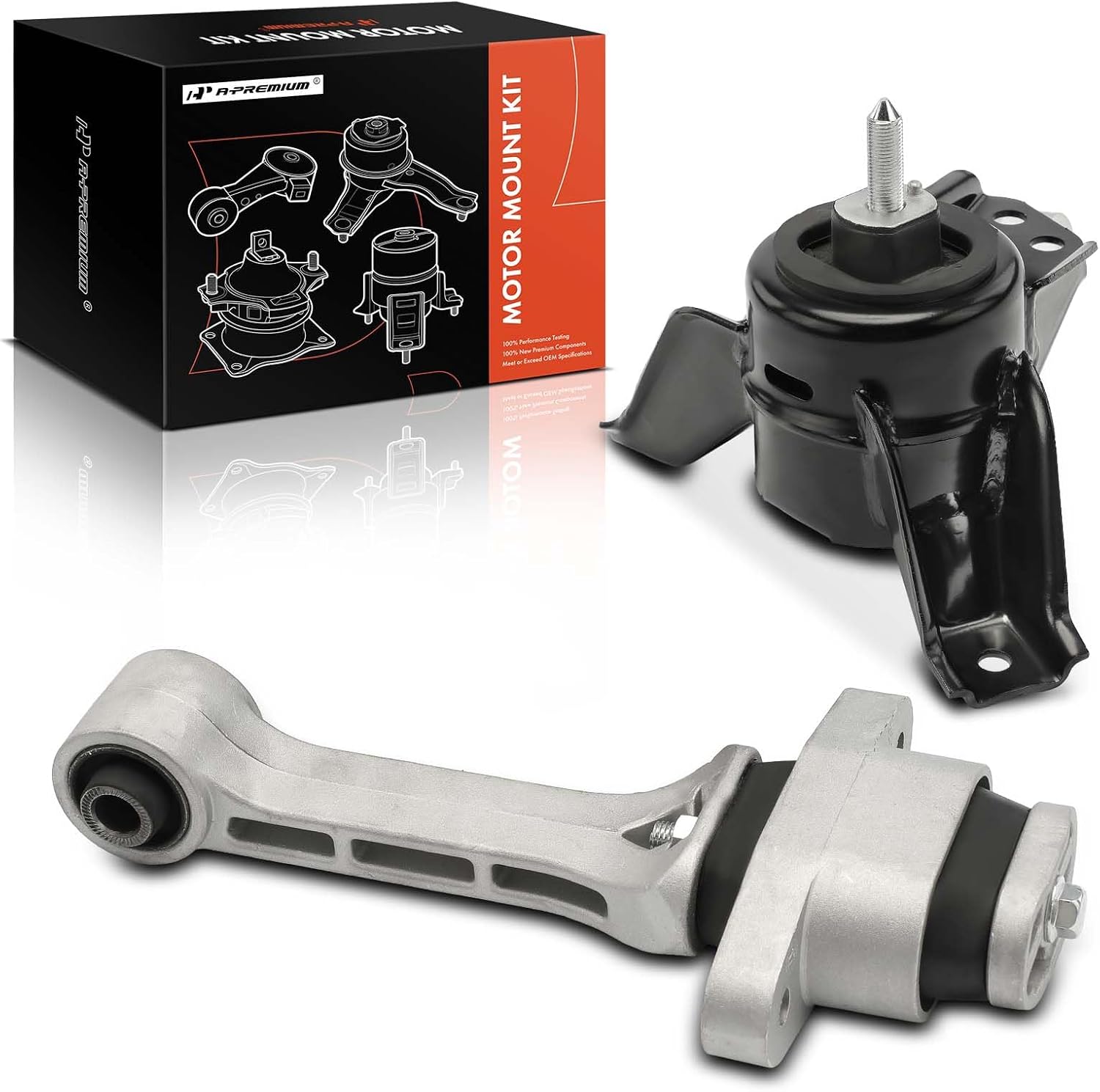 A-Premium Engine Motor Mount and Torque Strut Mount Kit Compatible with Hyundai Tucson 2014-2015 2.0L, 2-PC Set, Replace# 219502S200