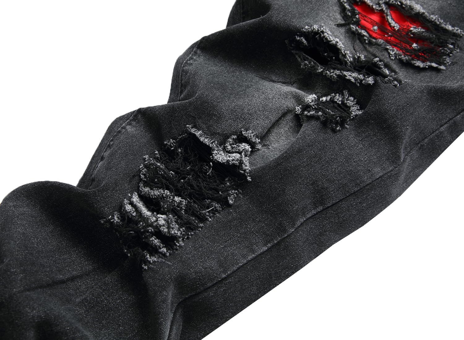 Men's Slim Fit Ripped Jeans - Image 4