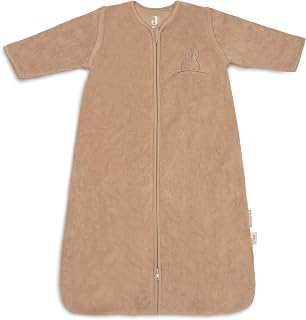 Jollein sleeping bag baby - 90 cm - Biscuit - cotton - 2.5 to 3.5 TOG - removable sleeves - Oeko-Tex certified - baby sleeping bag - winter sleeping bag - also for spring and autumn