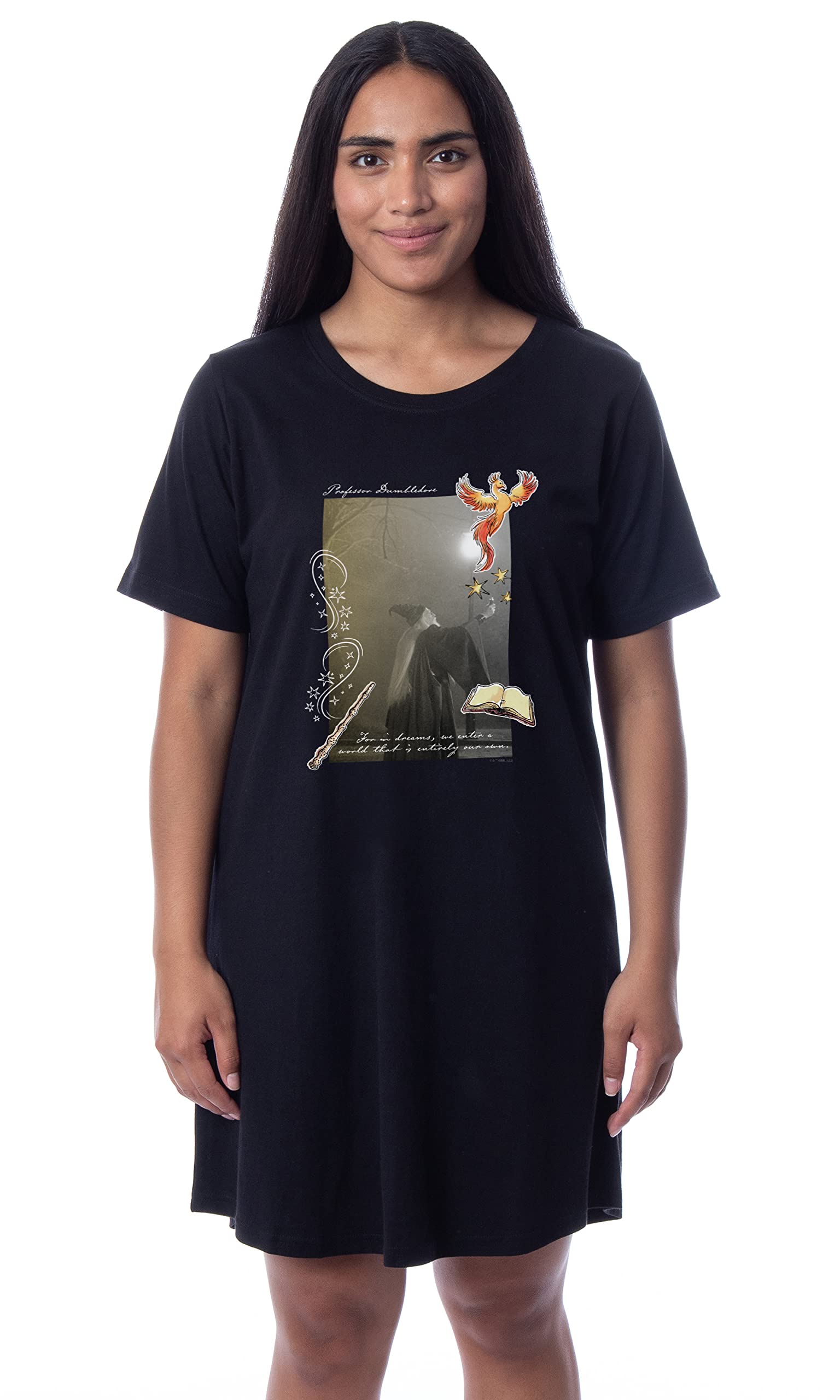 Chemise nuit Harry Potter Dumbledore ample et confortable contre la chaleur