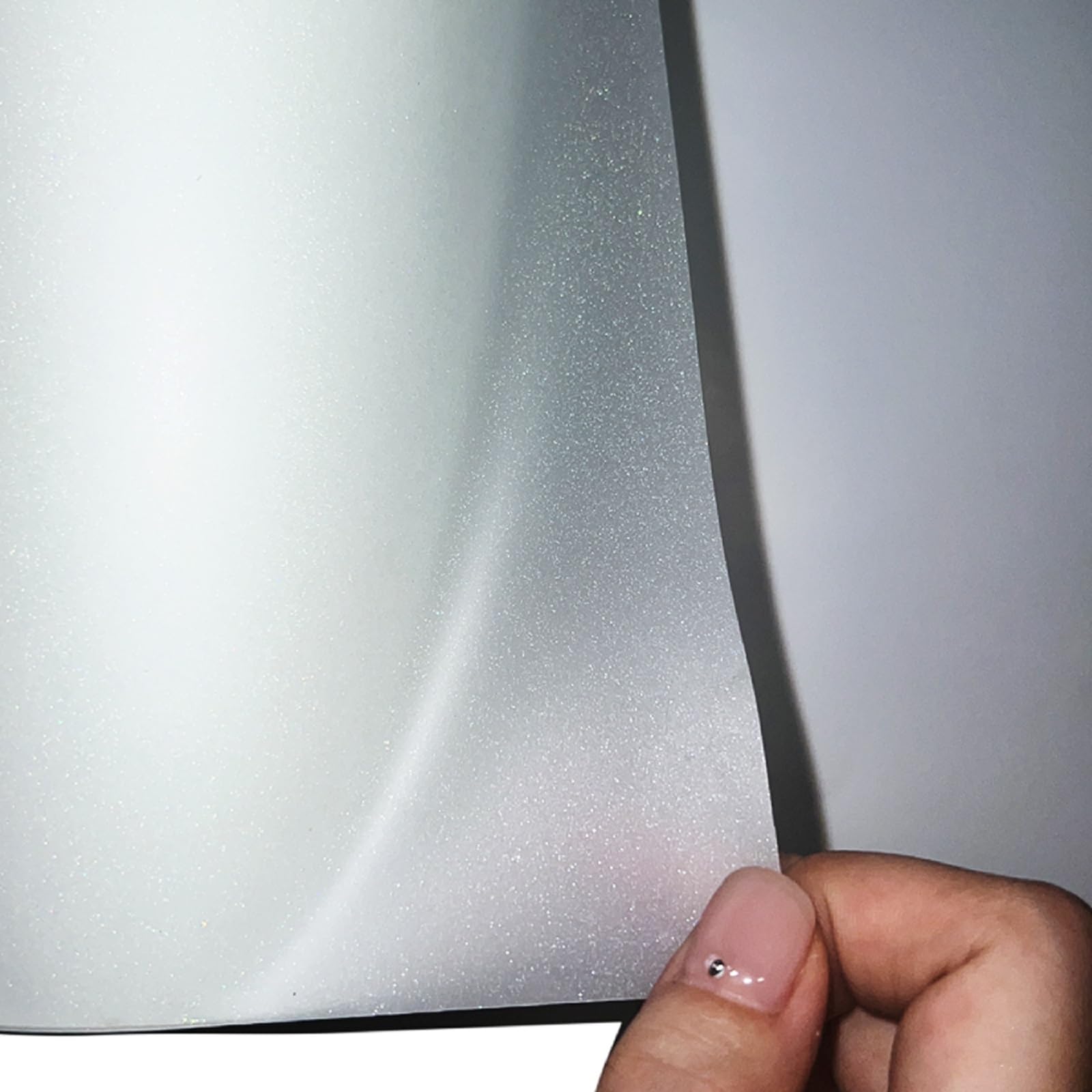 DTF Rouleau de film de transfert à paillettes colorées pour impression par sublimation DTF, 30 cm x 50 m