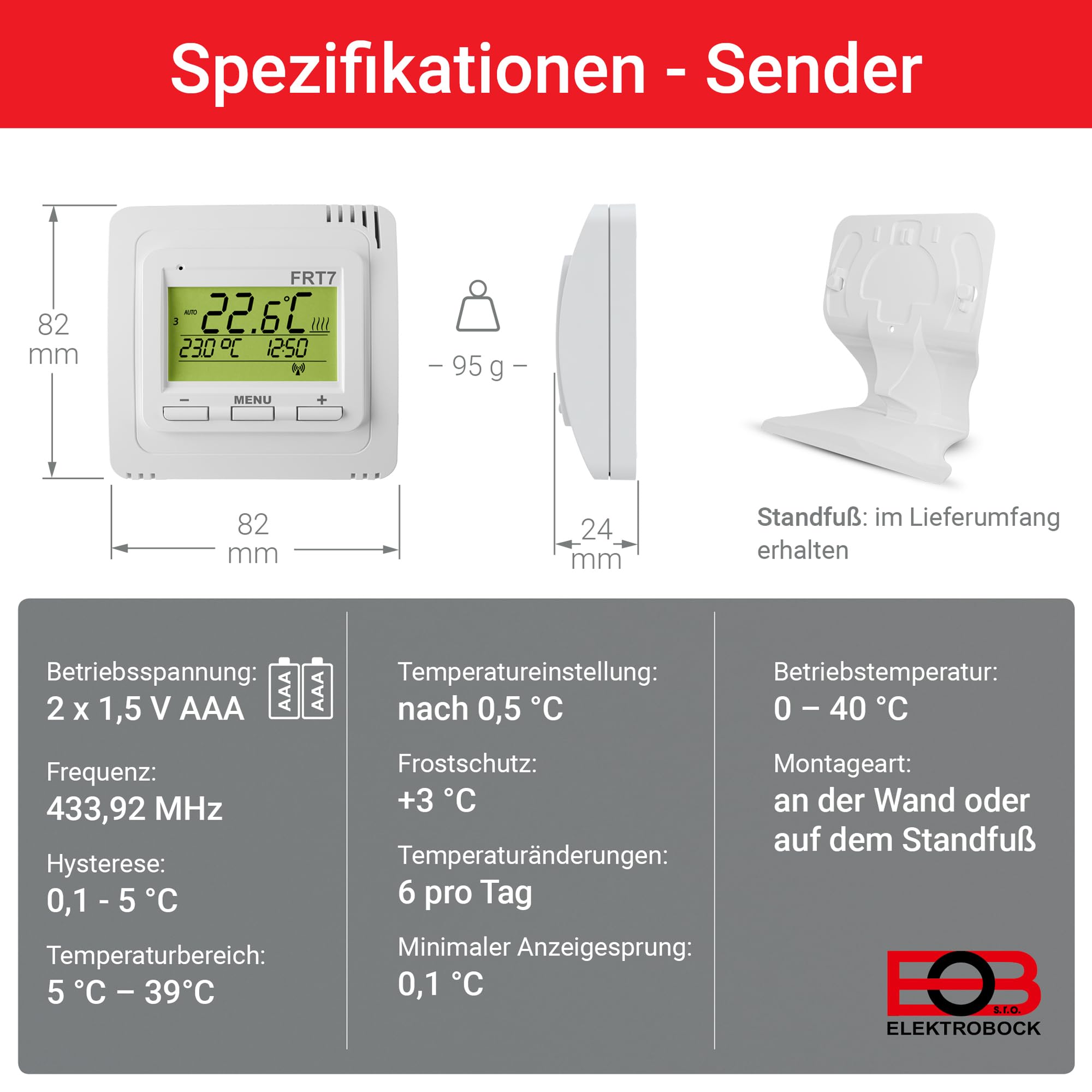 Draadloos thermostaat systeem - elektrische verwarming