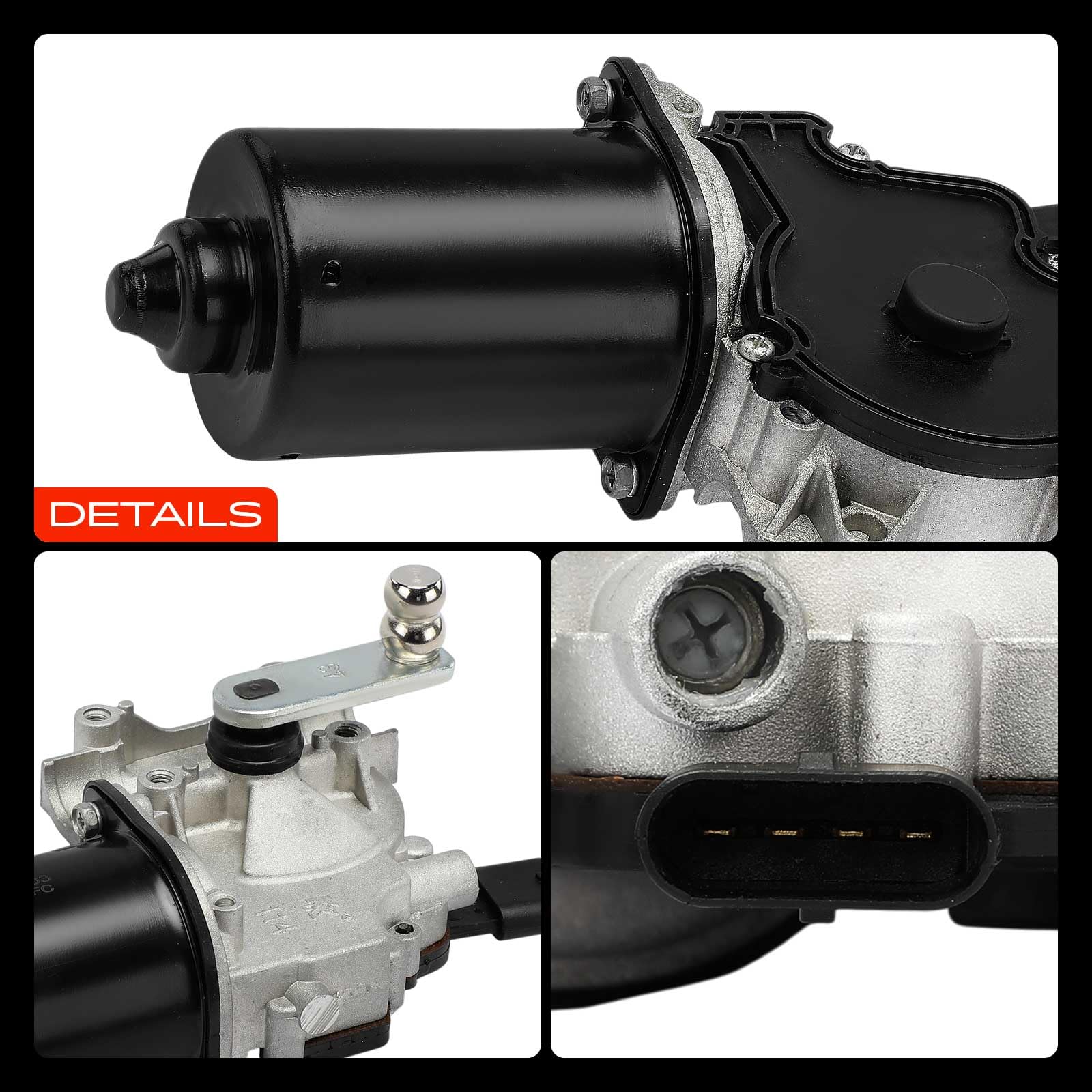 Frankberg Motore Tergicristallo 4-Poli Compatibile con B-Class W242 W246 B160 B160 CDi/d B 80 B180 CDi B180 CDi/d B200 B200 CDi B200 CDi/d Replace# A2468200040