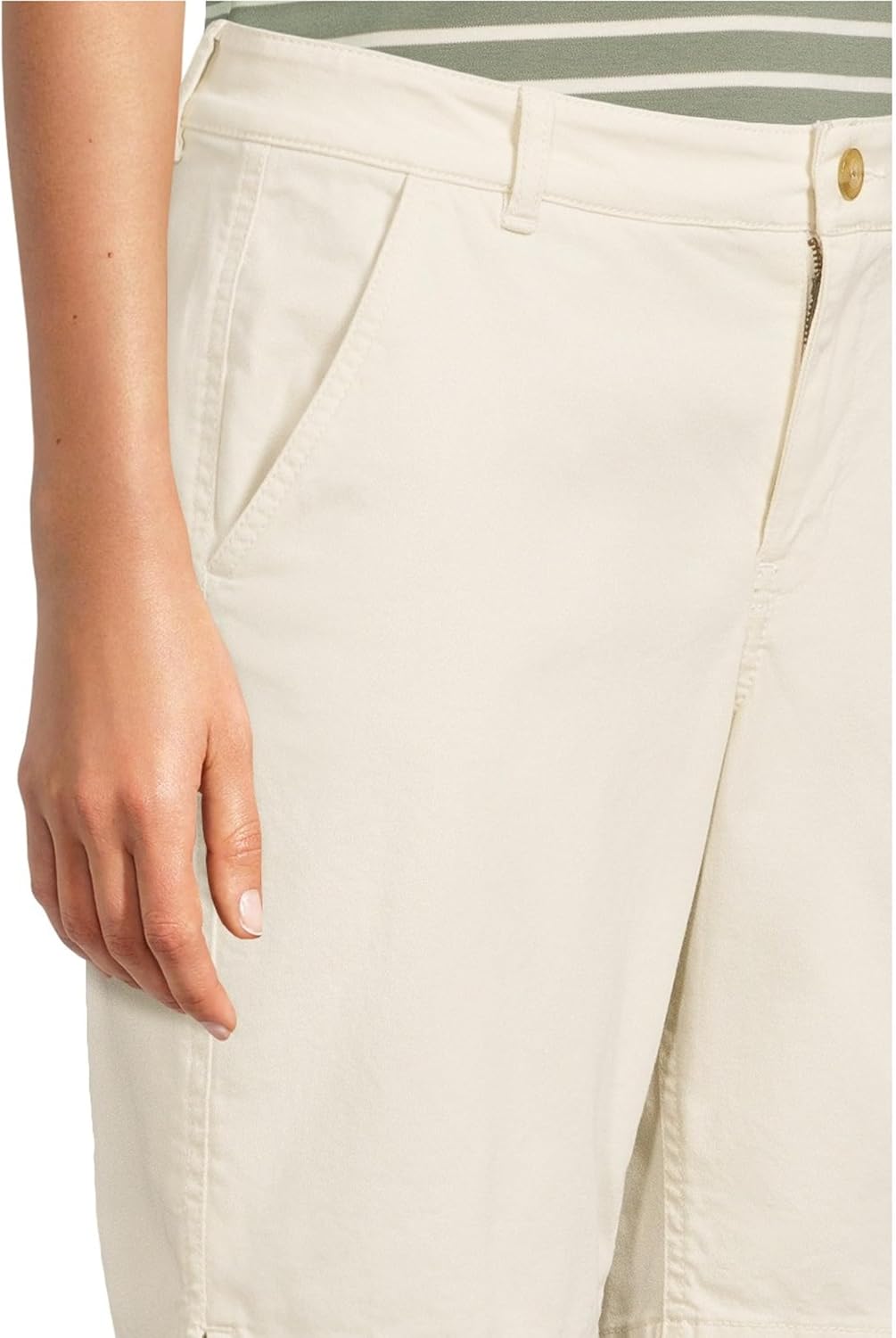 L.L.Bean Womens Comfort Stretch Chino Bermudas Shorts 9" - Image 4