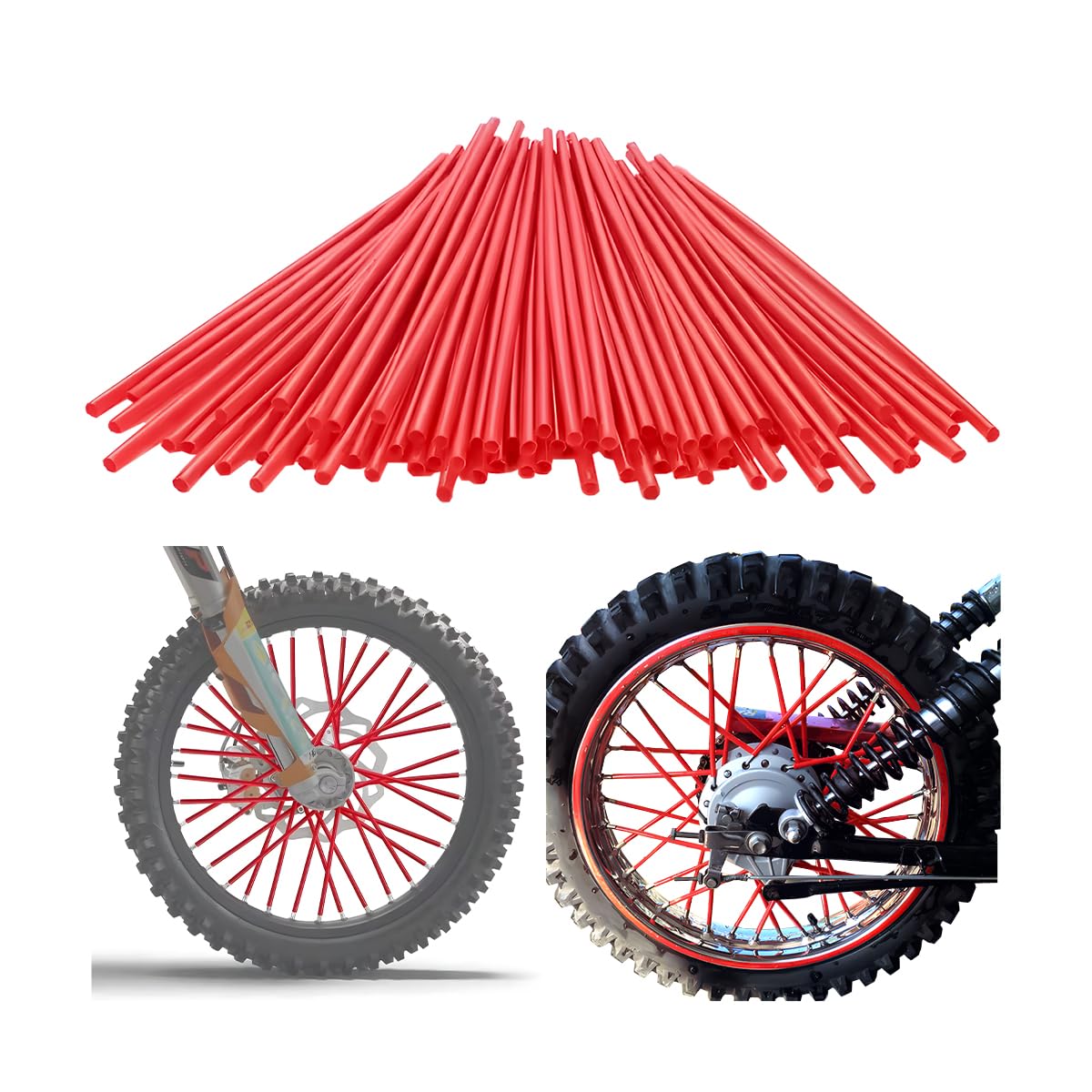 Bike Spoke Skins 72-Pack Motorcycle Spoke Skins & Wheel Rim Guards ...
