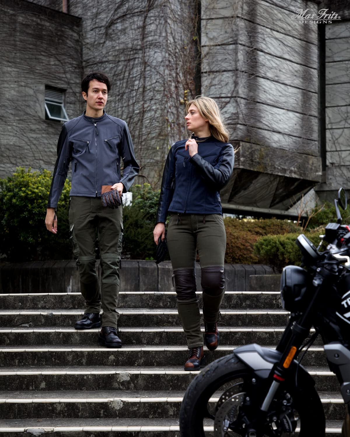 Amazon | [マックスフリッツ] バイク用 ジャケット 春夏秋 防水