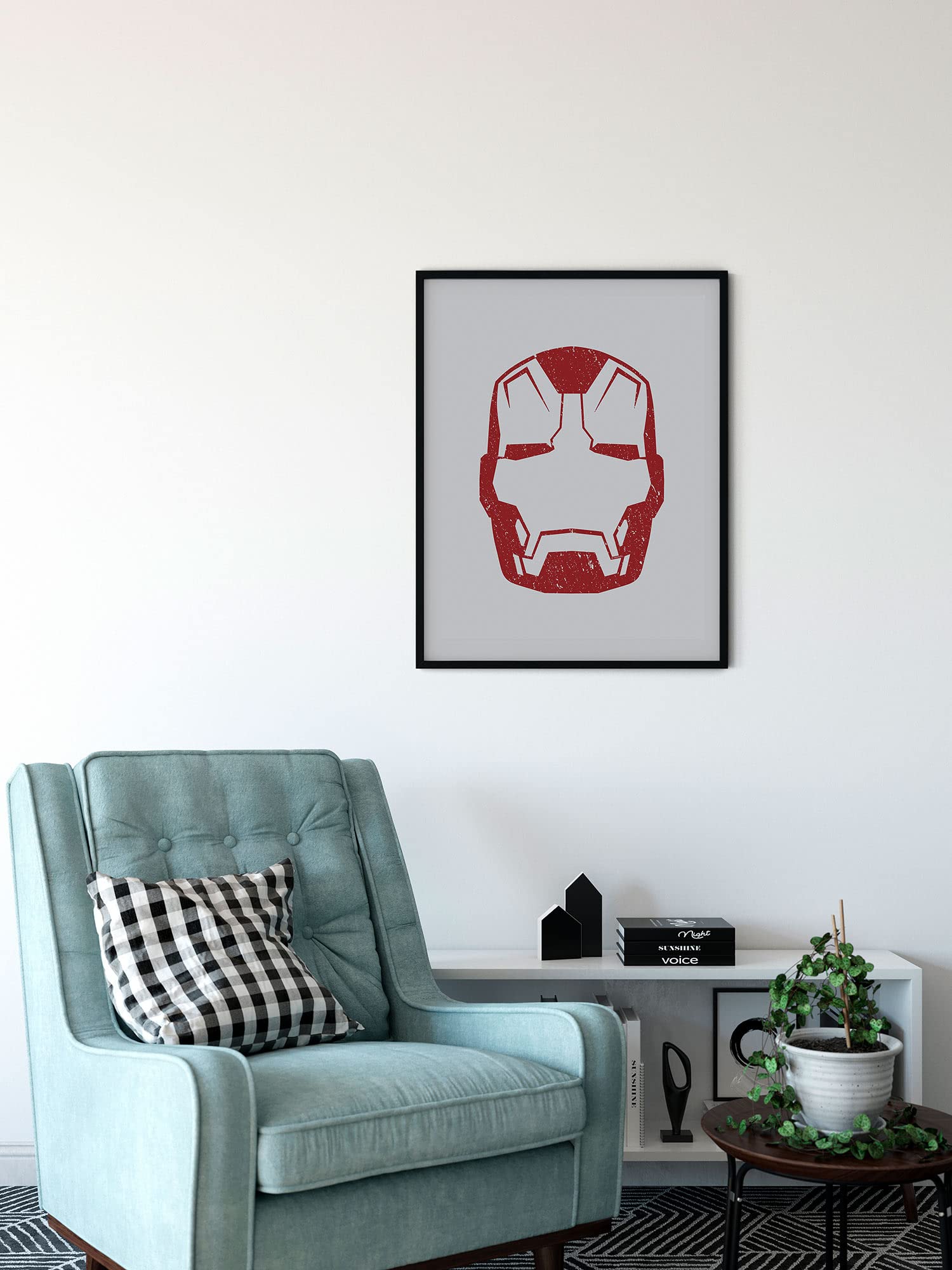Komar Wall Picture - Iron Man Helmet MK 43 - Size: 40 x 50 cm