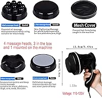 Vista 6 de Máquina de Esculpir el Cuerpo para Mujeres - Dispositivo de Masaje de Celulitis y Drenaje Linfático de 6 Velocidades con Roller de Lipo, Uso