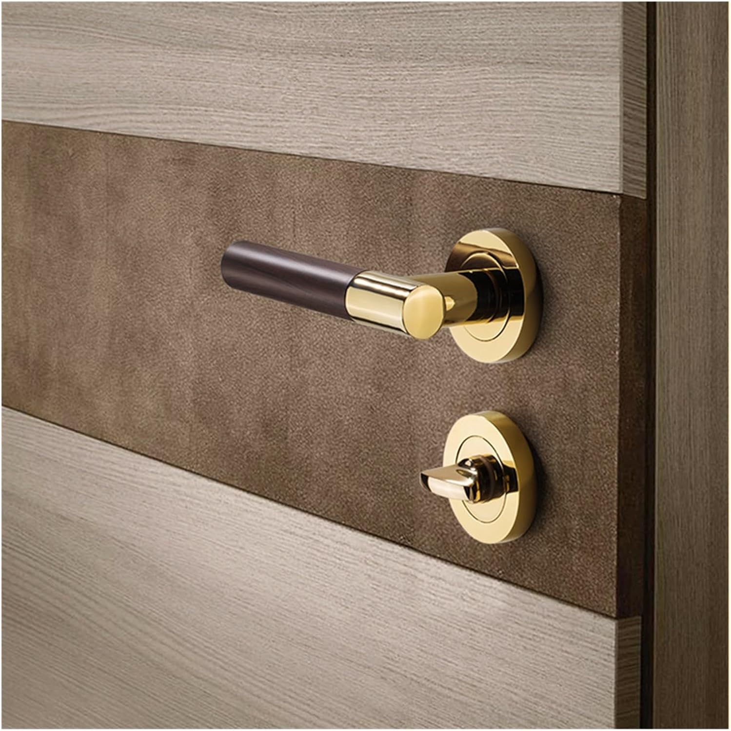 Single-Sided Lock Split Invisible Door Lock Lock Indoor Bedroom Background Wall Door Lock Invisible Door Lock Black