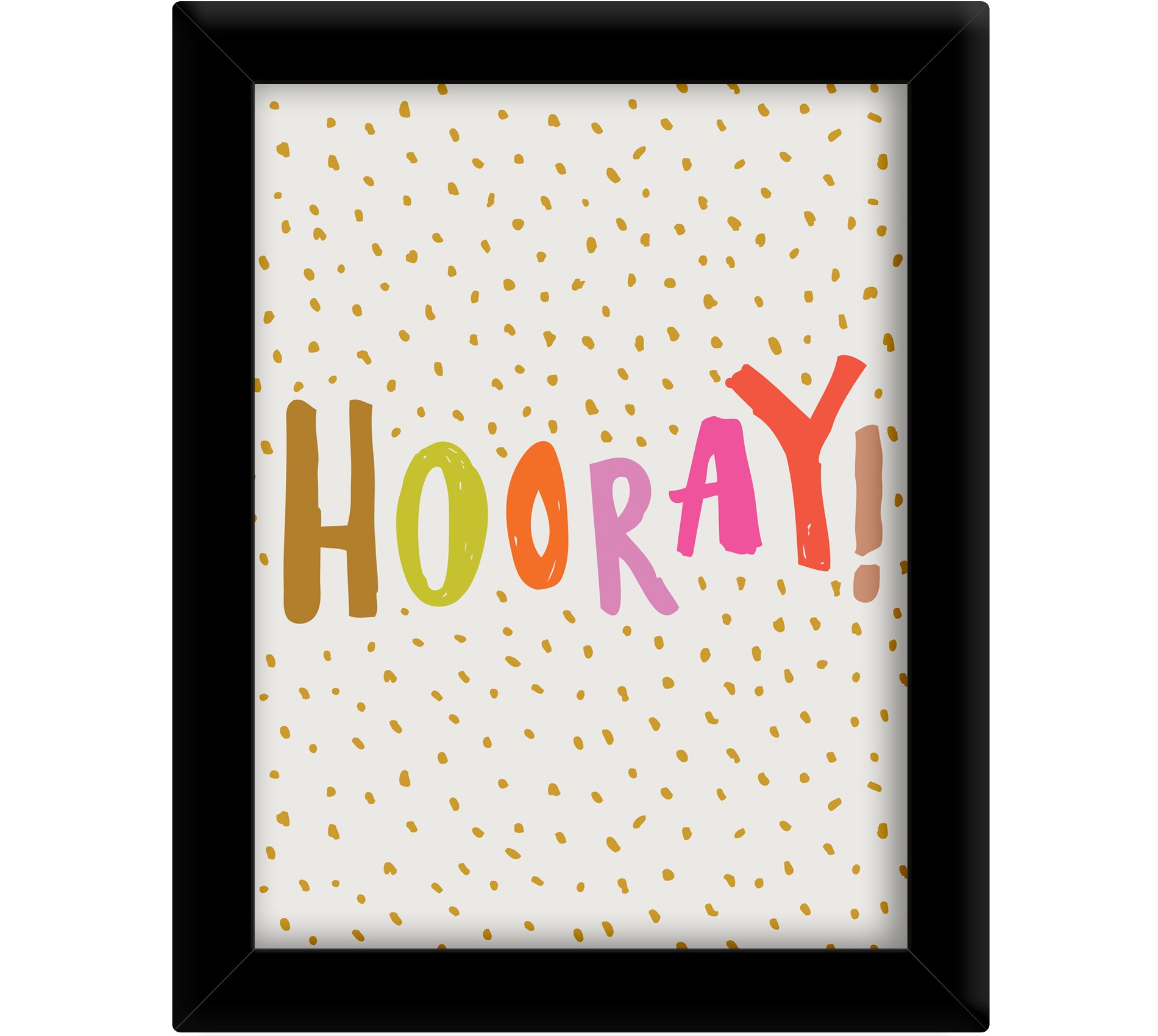 Buy TIED RIBBONS Hooray Inspirational Wall Posters for Living Room with ...