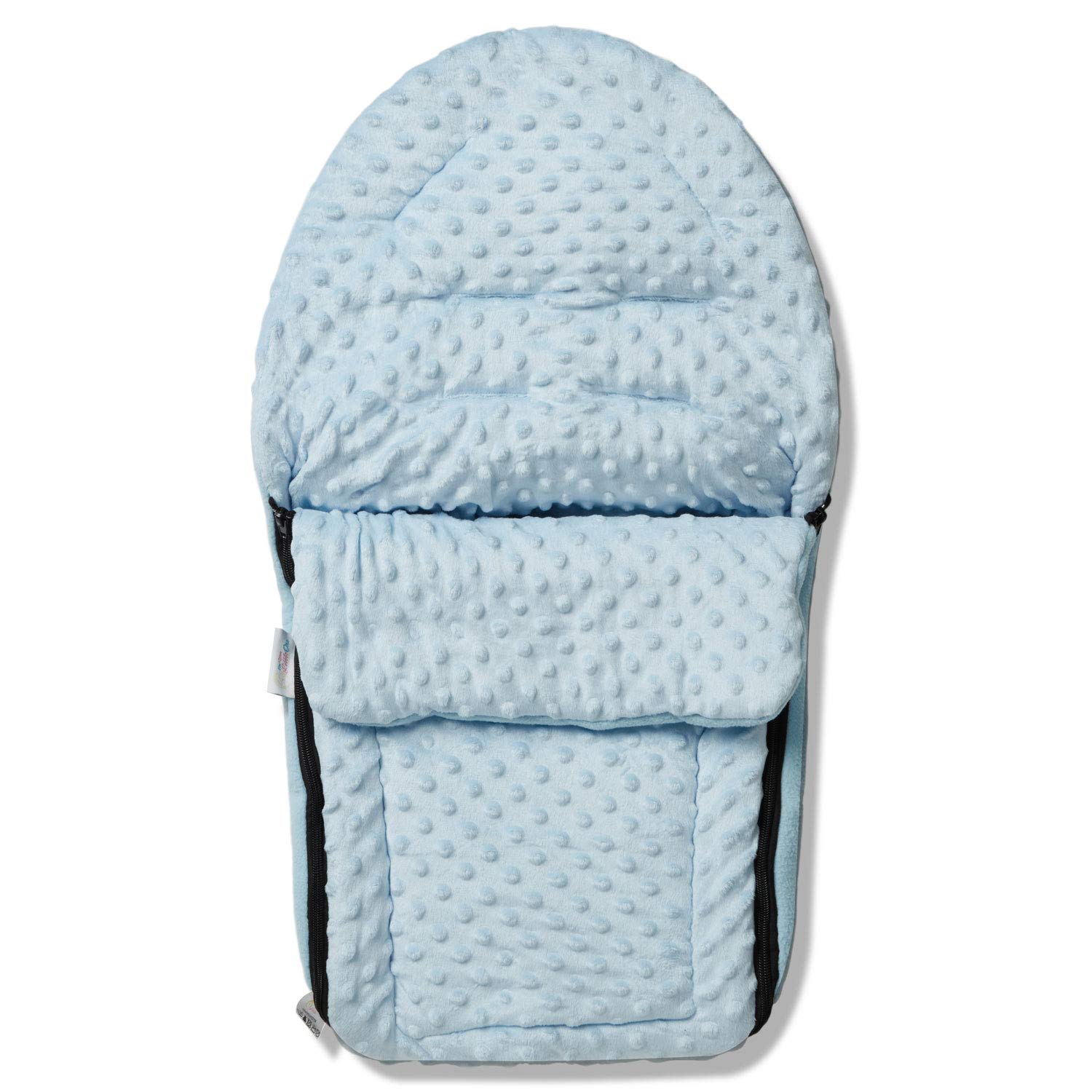 Dimple Car Seat Footmuff/Cosy Toes Compatible with Kids Kargo Duel - Blue