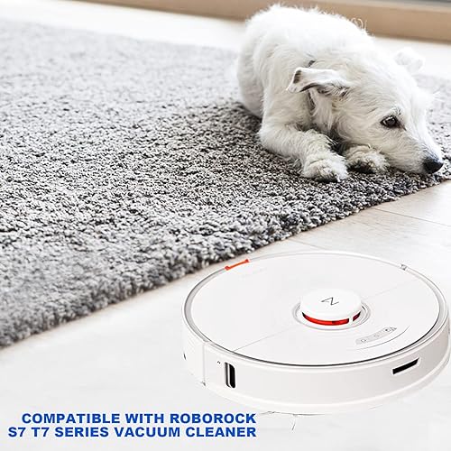 Miniatura 5 de Cepillo de rodillo principal Filtro Hepa Cepillo lateral Trapeador Repalcement para Xiaomi Roborock S7 T7 T7Plus T7S Plus Aspiradora, 1 cepillo de