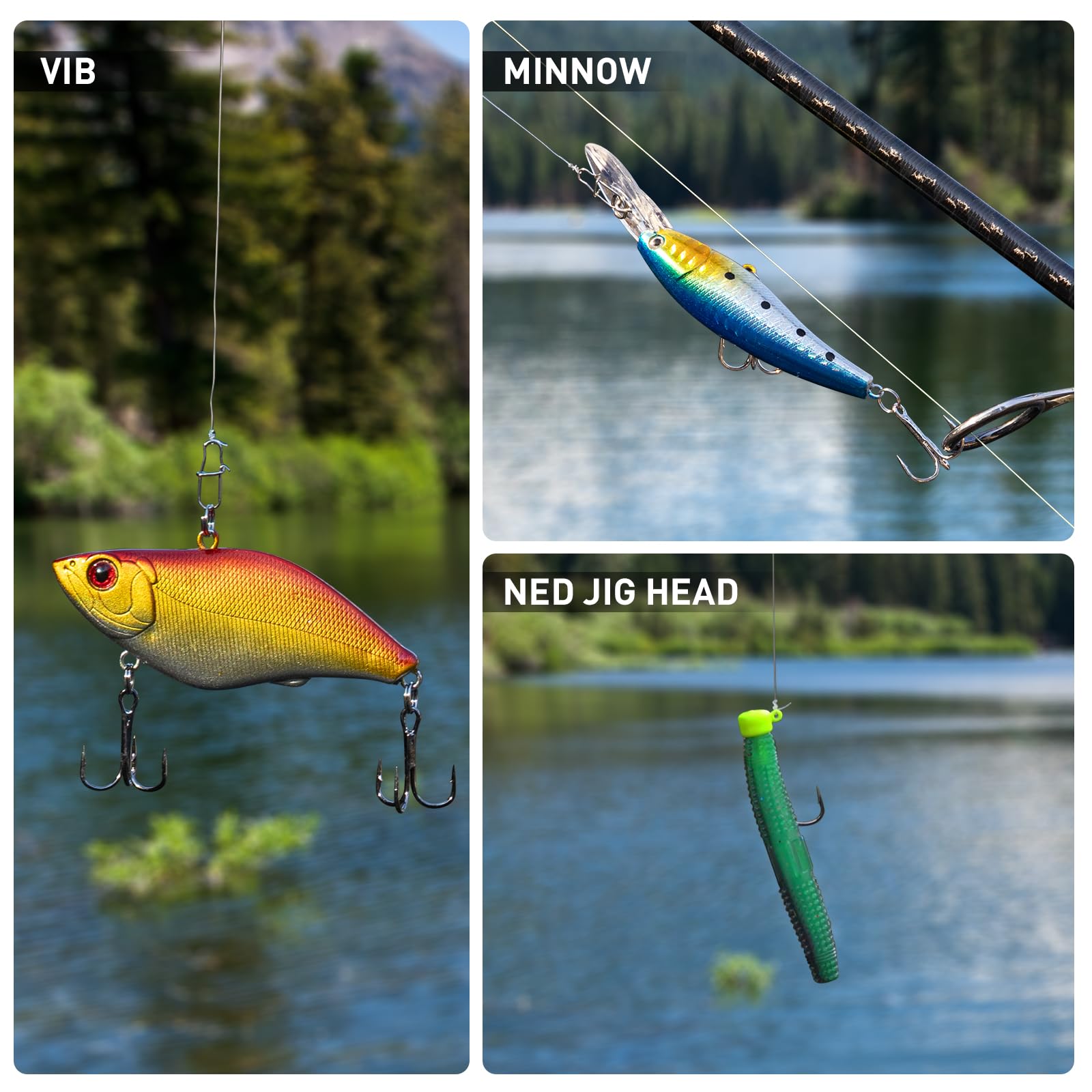 THKFISH Kit de señuelos de pesca, caja de aparejos de 153 piezas con aparejos incluidos señuelos spinning mar, cucharillas pesca, pesca accesorios de trucha de lubina