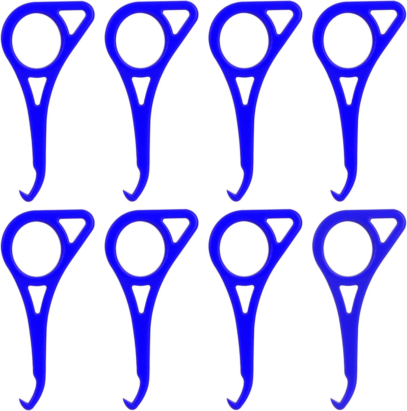 BICASUUClear aligner removal tool-invisible removable braces, invisible aligner remover-aligner remover-fixer remover (dark blue 8pcs)