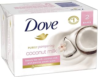 Dove Purely Pampering Beauty Bars, Coconut Milk, 4 oz bars, 2 ea by Dove