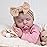 Aori Reborn Baby Dolls Realistic - 20-inch Lifelike Newborn Sleeping Girl with Ultra-Realistic Handcrafted Details, Weighted Real Life Baby Doll for Girls Age 3+, Parents, Elderly