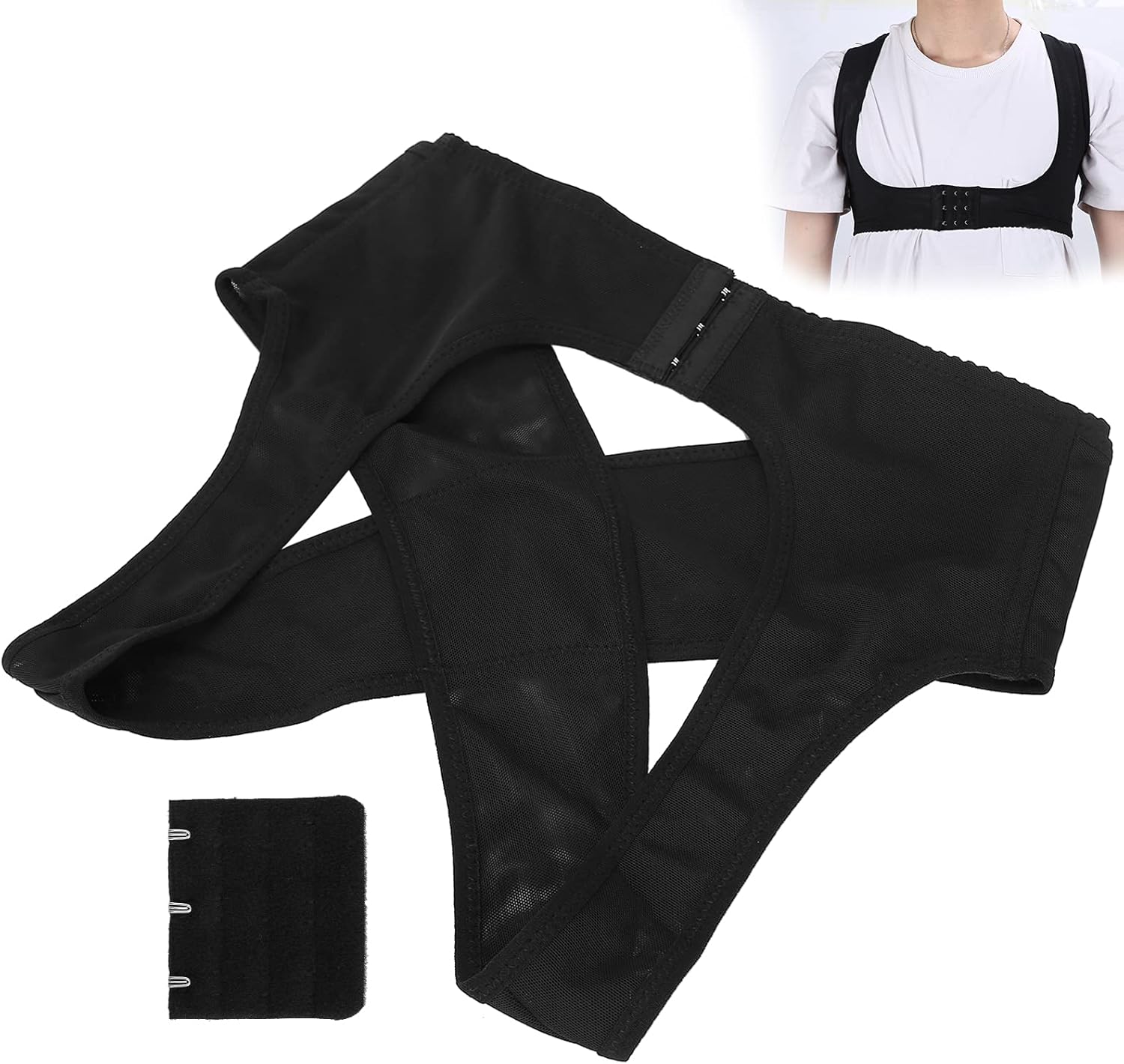 Amazon.co.jp Chest Brace, Open Shoulder Posture Collector Shapewear