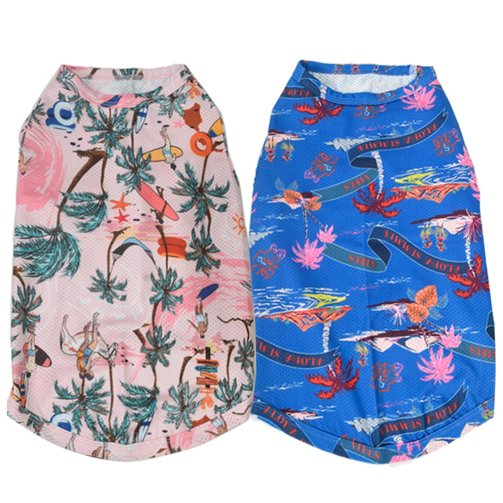 Uadonile Dog Cooling Shirts, Large Dog Shirts, Dog Clothes for Boy Girl Dogs, Dogs Cooling T-Shirts for French Bulldog, Beagle, Dog Summer Shirts