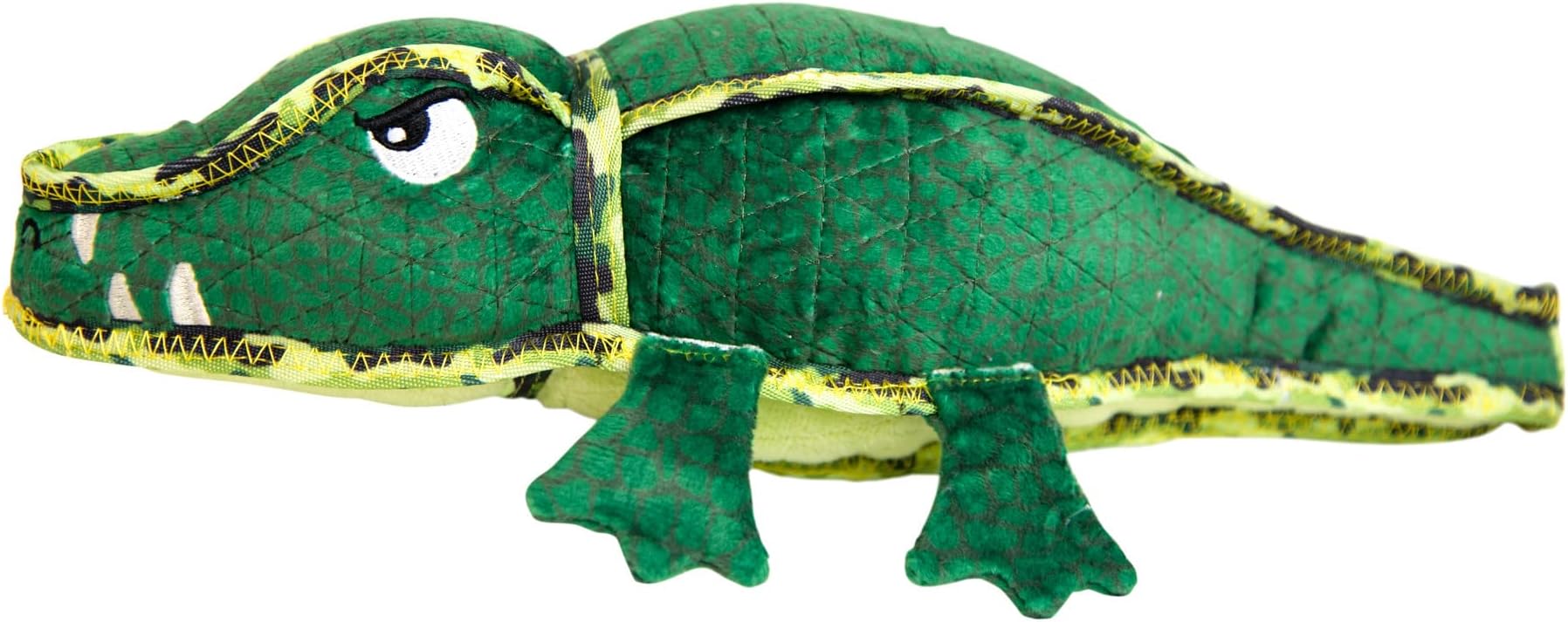 Xtreme Seamz Alligator Squeaky Dog Toy - Reinforced Dense Stuffing Plush Toy