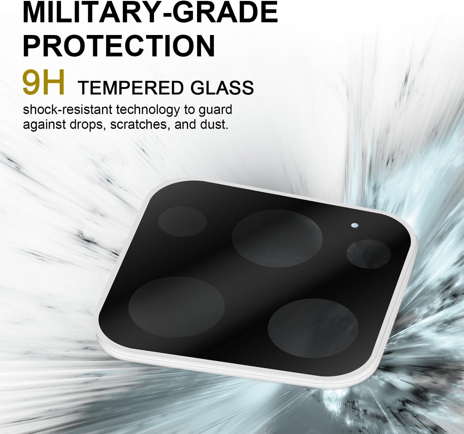 Magnetic Armor Filter Lens Protector with ND16 for iPhone 14 Pro/Pro Max, iPhone 15 Pro/Pro Max, iPhone 16 Pro/Pro Max, iPhone 17 Pro/Pro Max, Silver, 1 Pack