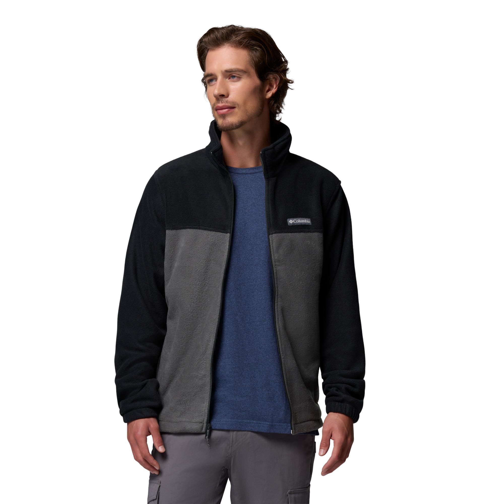 Columbia Steens Mountain Full Zip 2.0, Kurtka polarowa Mężczyźni, Black/Grill, M