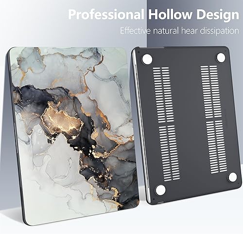 Miniatura 7 de Batianda Funda prémium para MacBook Air de 15 pulgadas 2025 M4 2024 2023 con chip M3 M2 modelo A3114 A2941, carcasa rígida de plástico diseñada y