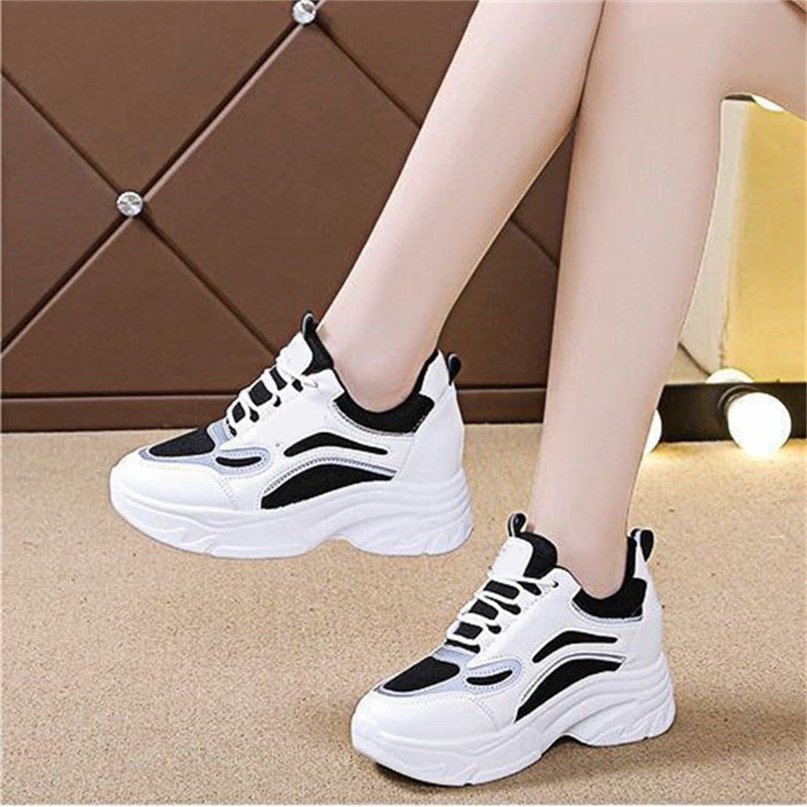 Scarpe da Ginnastica Donna Comode Ortopediche Scarpe da Running Donna | Calzature Atletica in Rete Traspirante per Passeggiata Invernale Tennis Camminata Leggerezza Assoluta Tessuto Sintetico