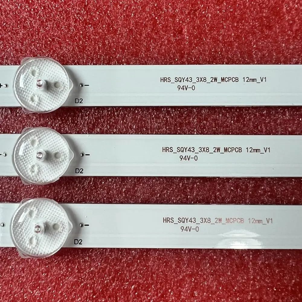 Tira Luminosa Tv Tira Retroiluminación LED 8 Para RT4306 RTU4300 RTU4300-E AE0110575 43LE51012D SH-39B/4365 HV430QUB-N1B HRS_SQY43_3X8