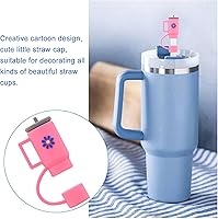 Vista 6 de Tapa para vasos Stanley, compatible con vasos de 30 y 40 onzas, tapas reutilizables a prueba de polvo, fundas para regalos de Navidad