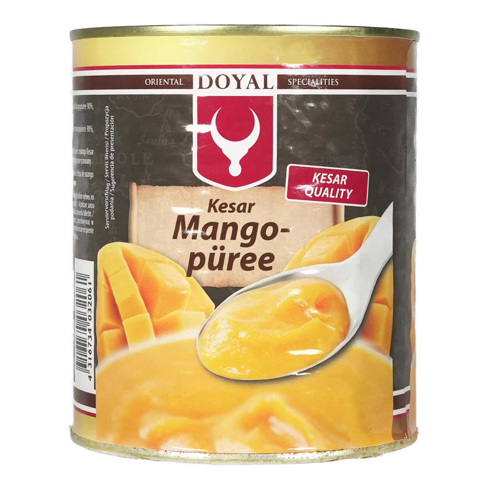12er Pack (12x850g) Doyal Mangopüree Dosen
