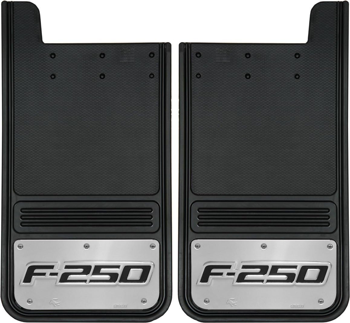 Truck Hardware Gatorback Mud Flaps with F250 Logo - Rear Pair