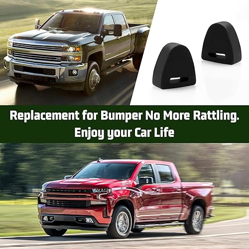 Miniatura 7 de 16633065 Parachoques de tope de puerta trasera para parachoques de goma derecho o izquierdo – Compatible con Chevy Silverado Si-er-ra Pickup