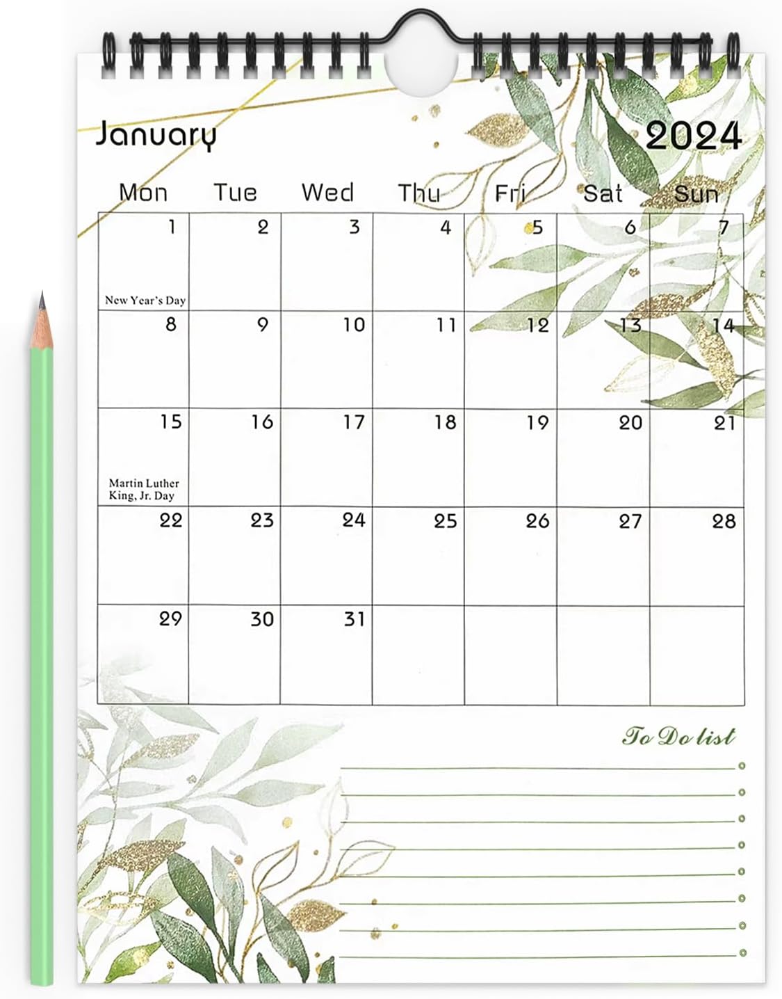 Amazon com: 2024 Wall Calendar The Perfect Modern Greenery Calendar