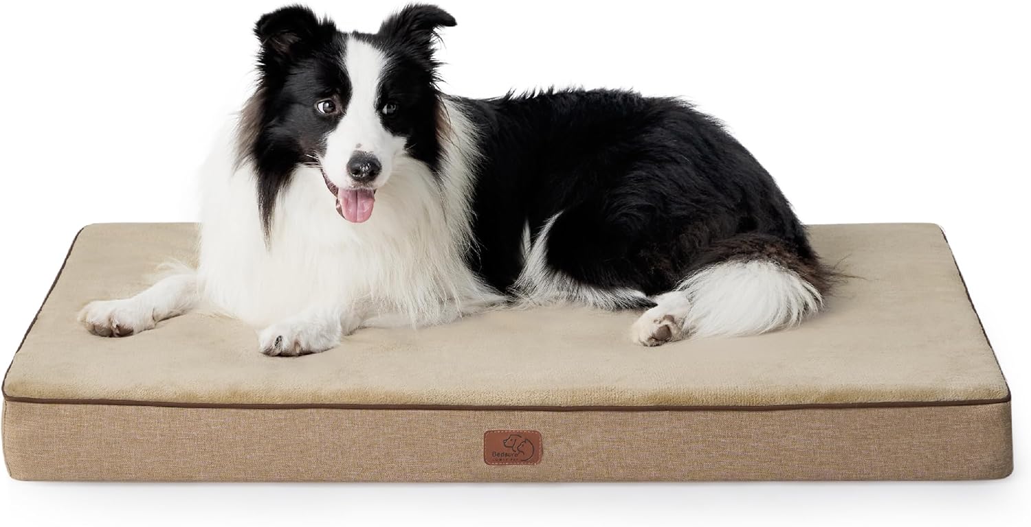 Bedsure Memory Foam Large Plus Dog Bed Orthopedic