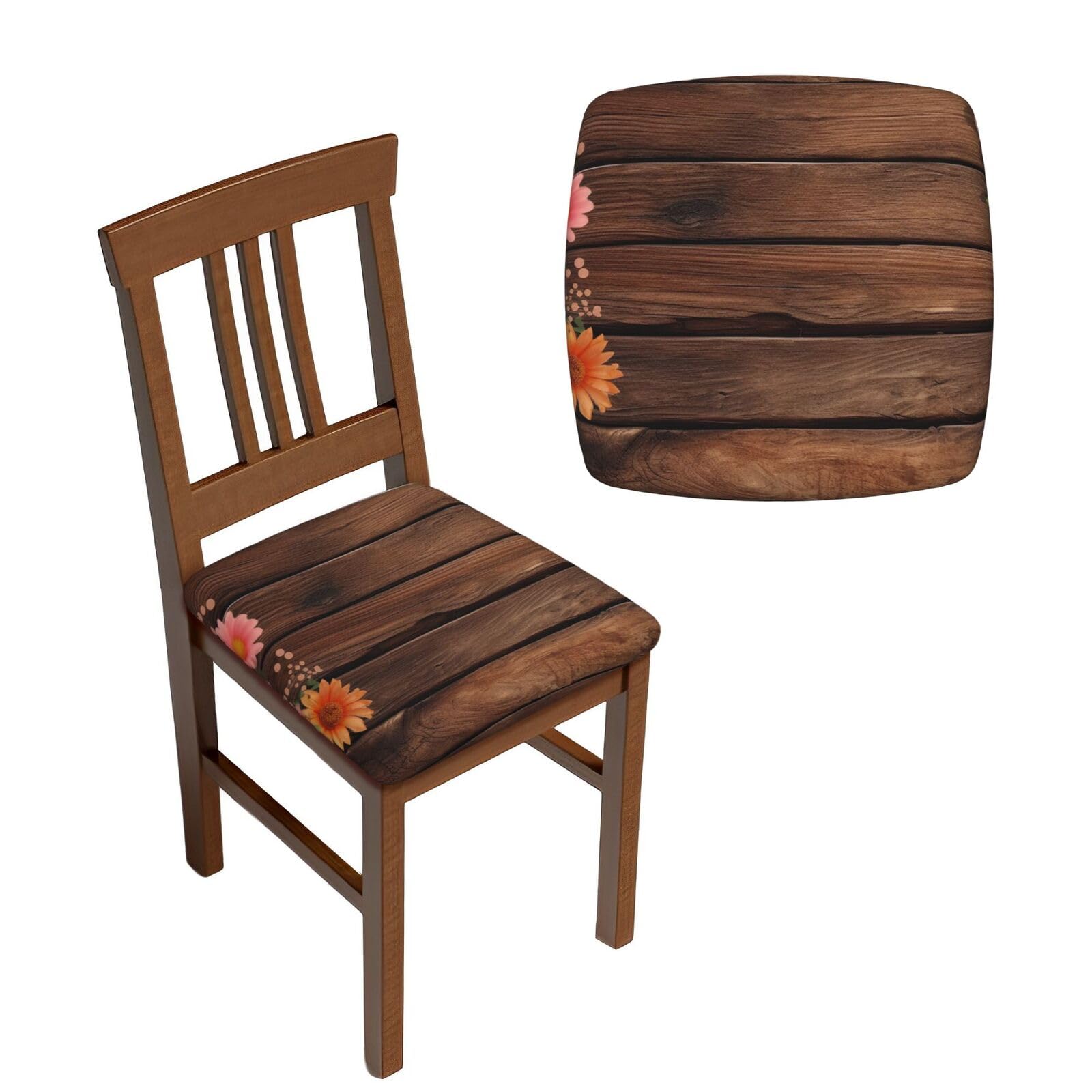 Housses de chaise de cuisine lot de 6 extensibles pour rénover vos assises usées