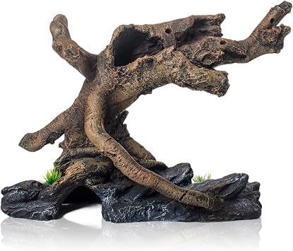 Fish Tank Decorations Aquarium D cor Resin Artificial Tree Trunk Root D