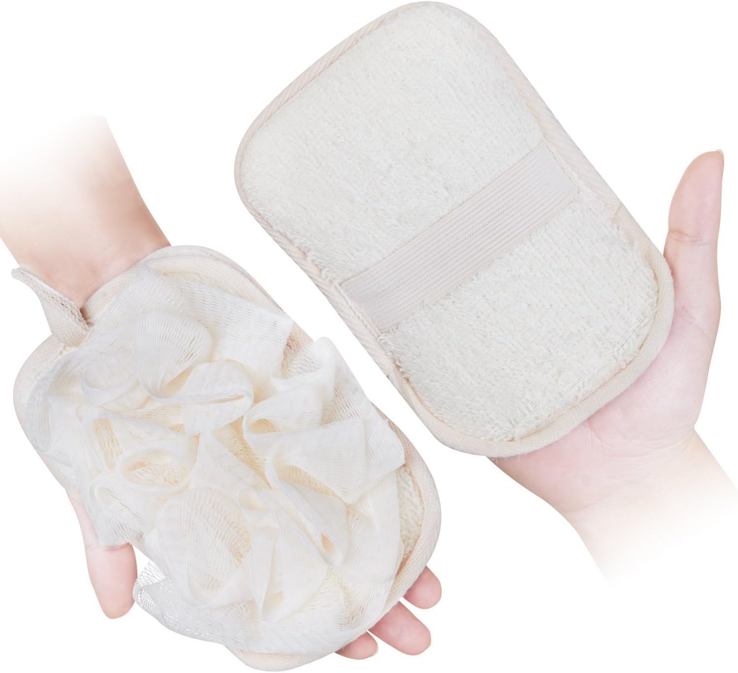 Bath Loofah Sponge Shower Clean Skin Gentle Sensitive Soft (1 PACK)