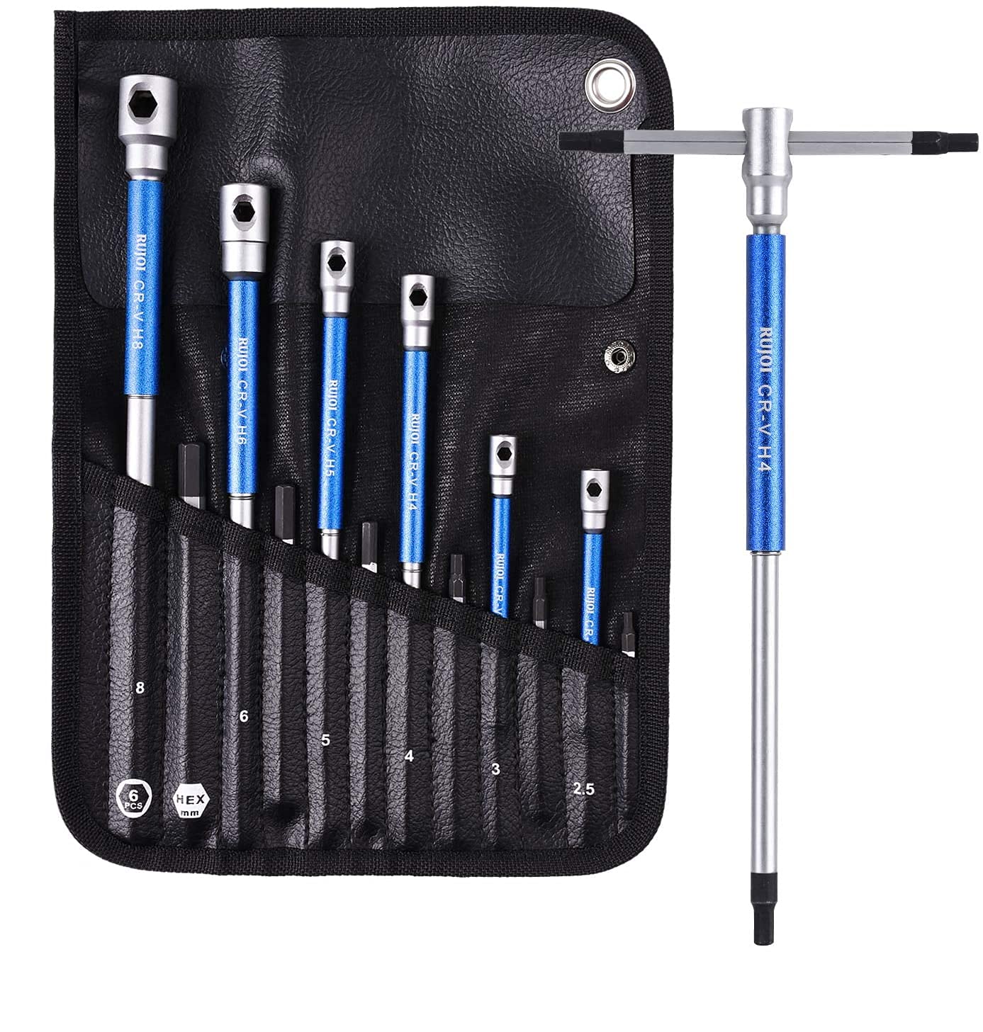 Buy RUJOI Metric T Handle Allen Wrench Set ,6PCS THandle HETOK® Metric