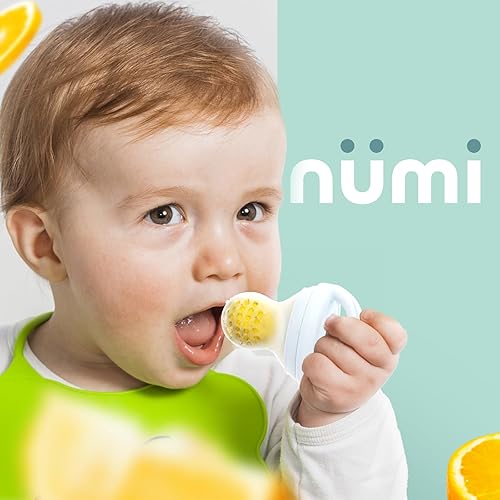 Miniatura 5 de Nümi - Comedero para chupones para bebé, herramienta de dentición segura y conveniente para dispensar alimentos, mordedera de silicona sin BPA con