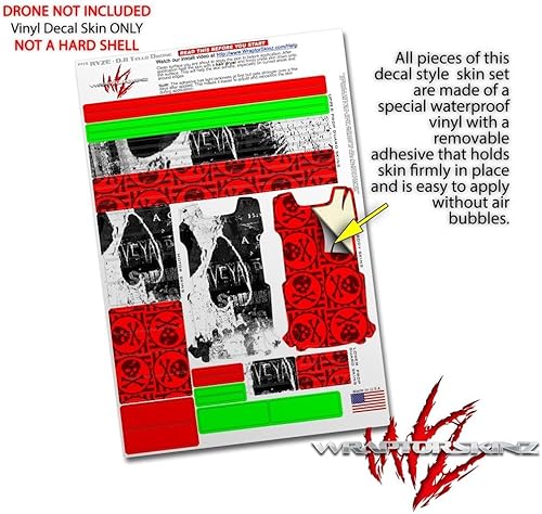 Miniatura 4 de Skin Wrap 2Pack para DJI Ryze Tello Drone Urban calavera Drone No Incluidas