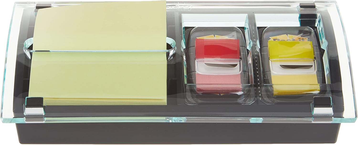 Post-it Pop-up Note and Flag Dispenser, Designer Series for 3x3 in Pop-up Style Notes and Flags (DS100) : Sticky Note Dispensers : Office Products