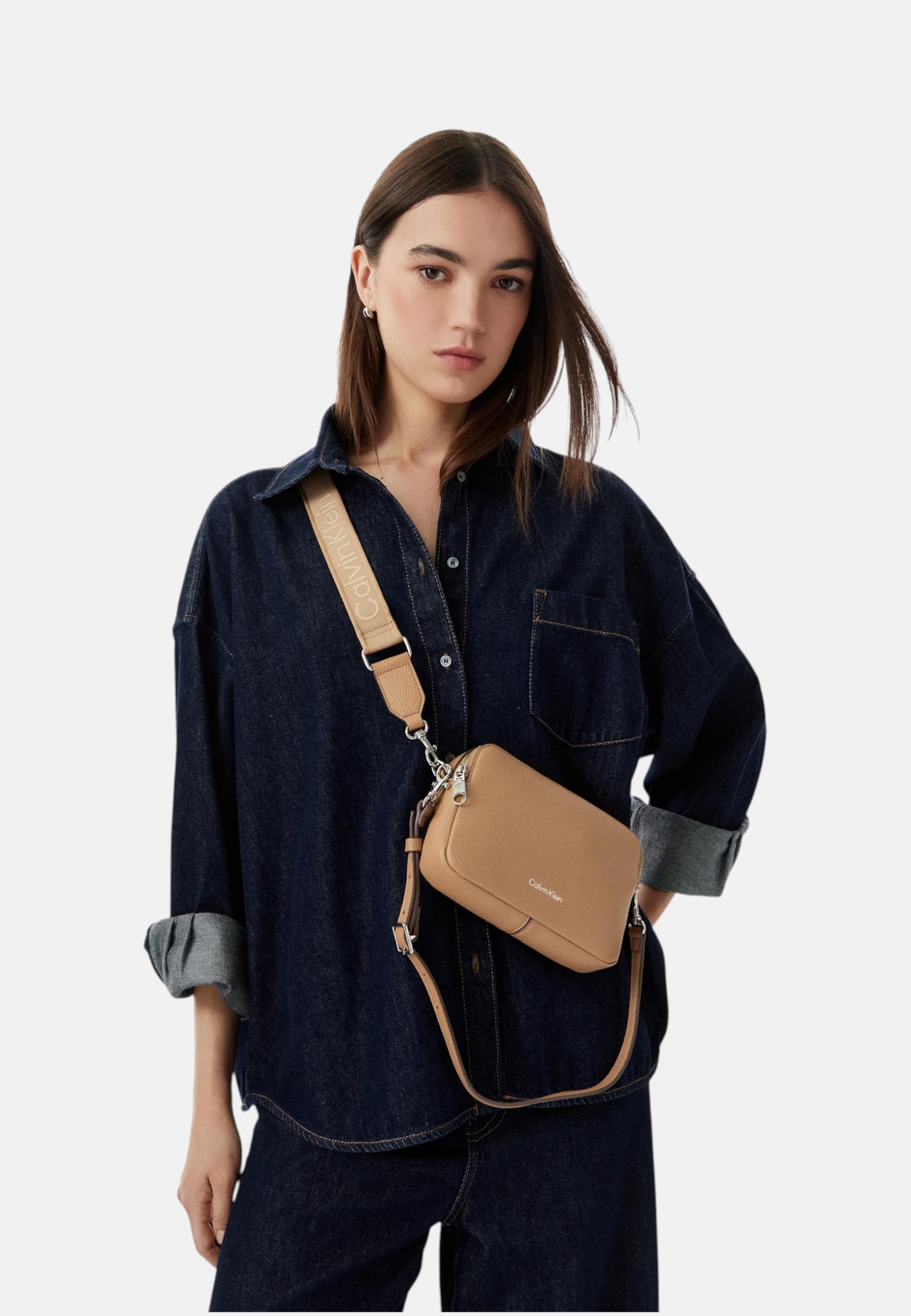 Calvin Klein Donna Borsa A Tracolla Poliuretano LV04F3656G