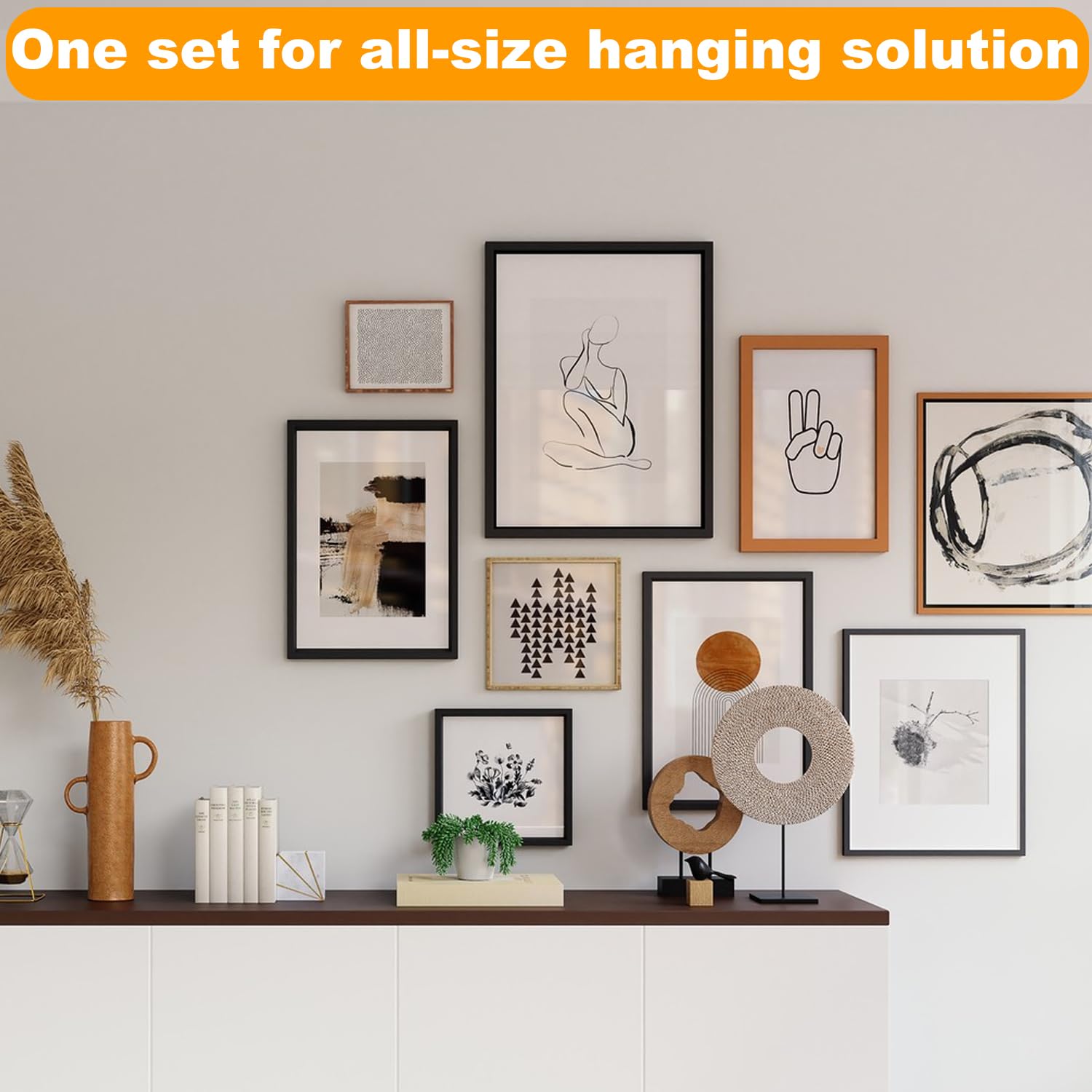 Nail Hanging Kit - 650 Pcs for Pictures & Walls -7 Nail Hanging Kit - 650 Pcs for Pictures & Walls -7