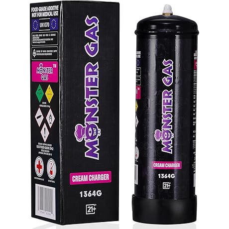 1364G N2O Whipped Cream Charger High Capacity Pure 2.2L Nitrous Oxide Tank