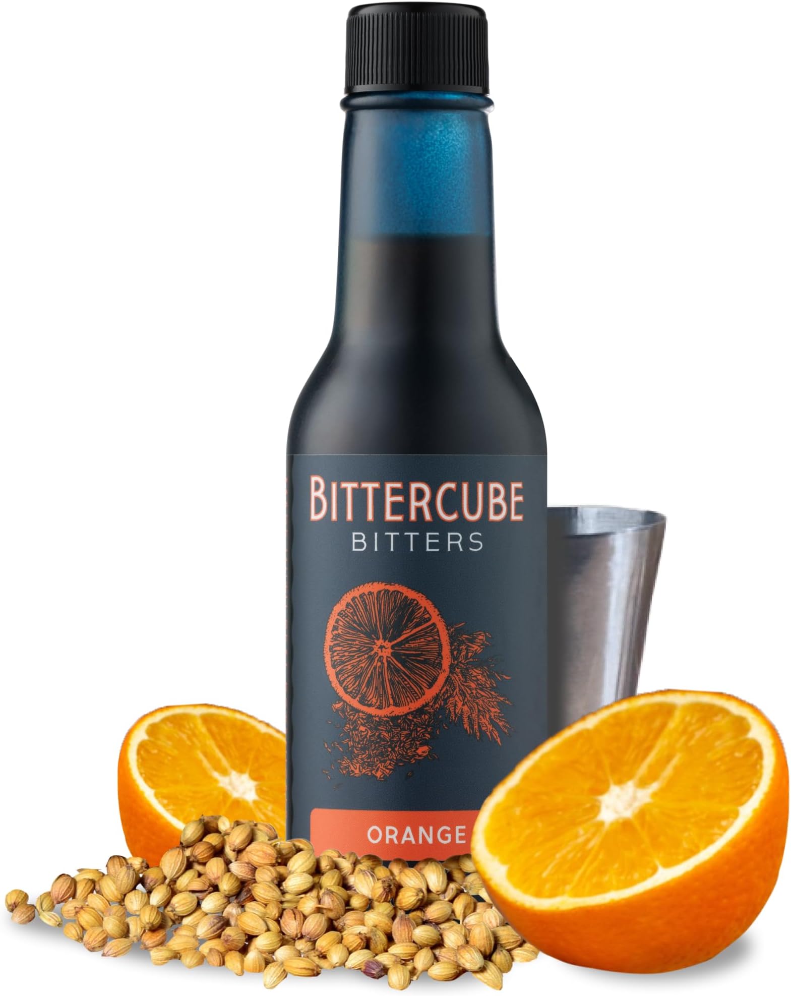 Bittercube Orange Cocktail Bitters - Premium Craft Bright Citrus Bitters for Cocktails (Regular 5 Fl Oz (Pack of 1))