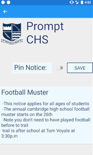 Prompt CHS