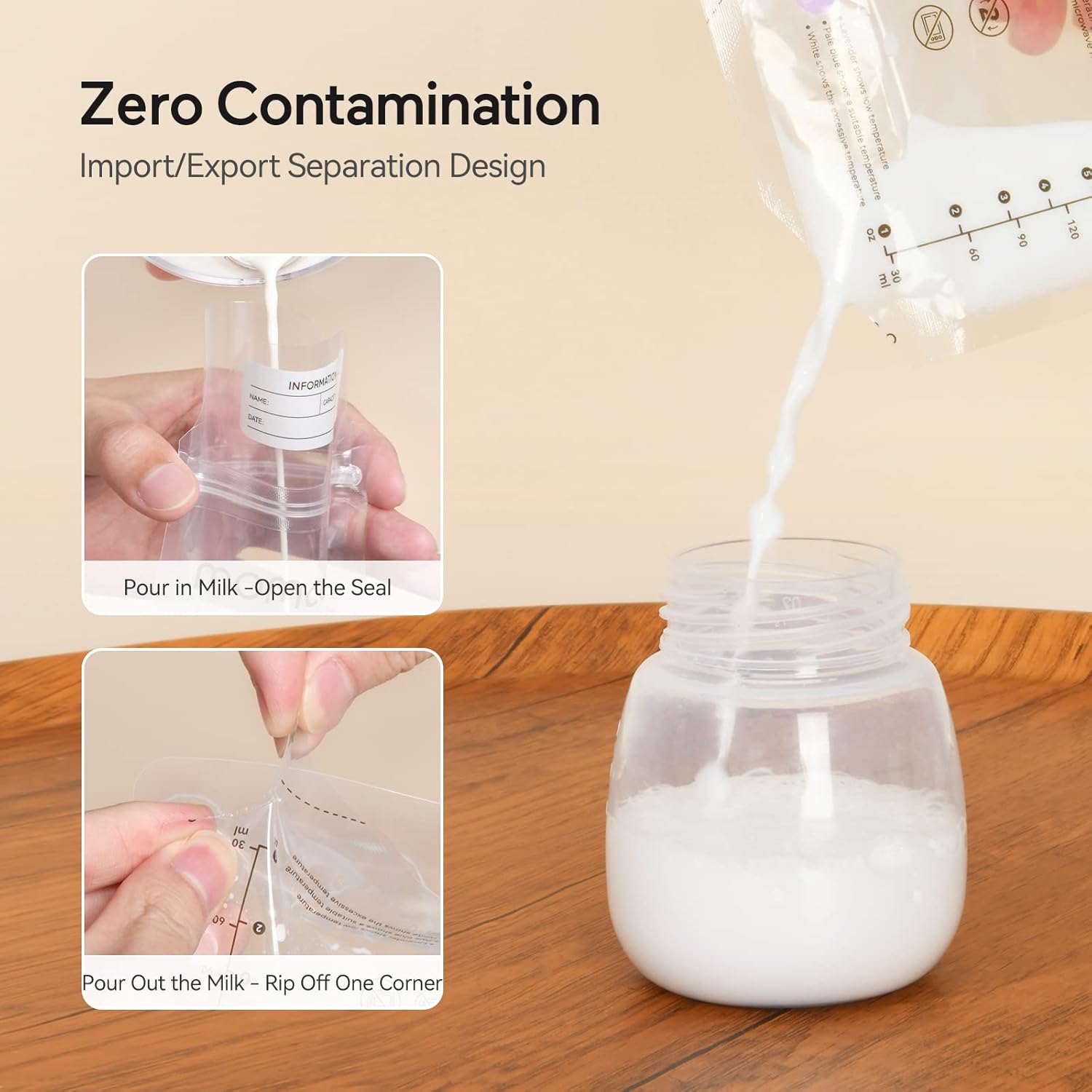 Buy Momcozy Breastmilk Storing Bags, TempSensing Discoloration Milk